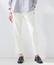 【褒められパンツ／高ストレッチ】タックテーパードパンツ