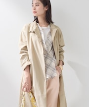 【撥水／軽量】ミニマル スタンドカラーコート