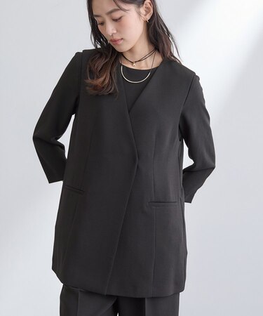 【洗える／多機能／SETUP可】着る日傘ジレジャケット