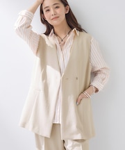 【洗える／多機能／SETUP可】着る日傘ジレジャケット