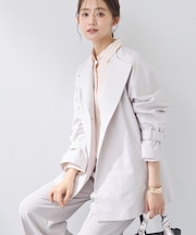 【撥水/軽量】ミドル丈 ミニマルトレンチコート