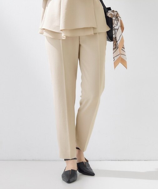 【洗える／UVケア／SETUP可】着る日傘テーパードパンツ