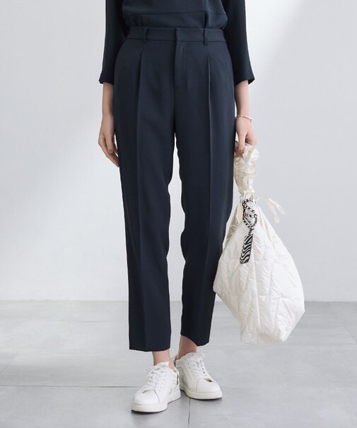 【洗える／UVケア／SETUP可】着る日傘テーパードパンツ