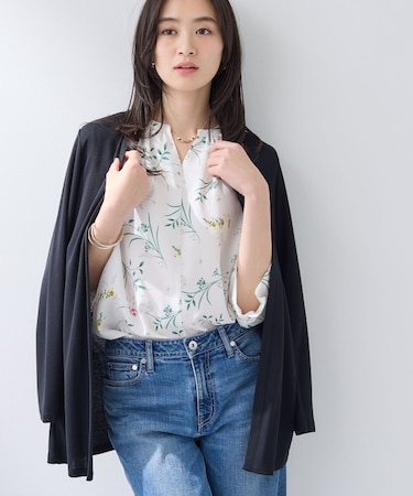 【UVケア】着流しミドル丈カーディガンジャージ