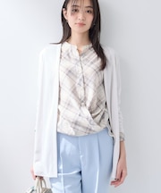 【UVケア】着流しミドル丈カーディガンジャージ