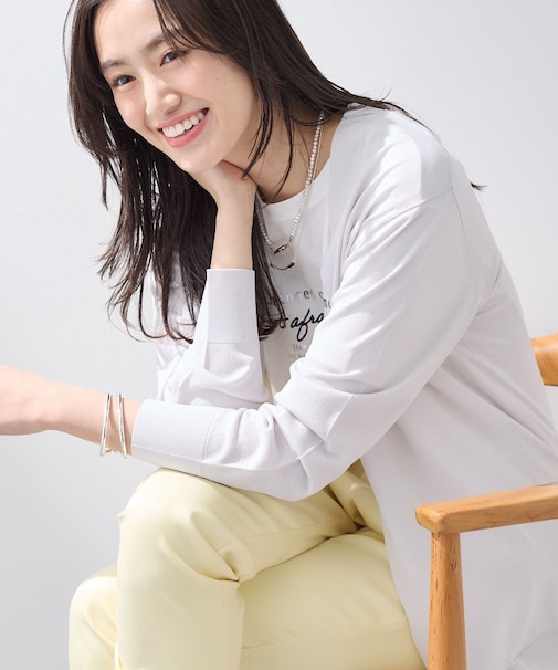 【洗える／上品】きれいめ着流しカーディガンニット