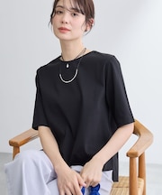 【抗菌防臭/消臭】上品光沢コットンTシャツ