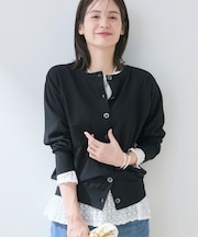 【洗える／前後2WAY／アンサンブル可能】ドルマンスリーブカーディガン