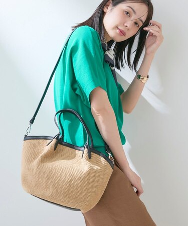 【2WAY】ペーパーミドルバッグ