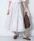 【洗える／SETUP可能】シアーシャンブレータックフレアスカート