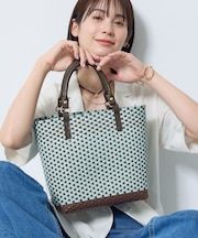 【配色デザイン】メルカド編みスクエアバッグ