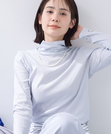 【インナーとして使える／通気性◎】テレコジャージトップス