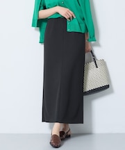 【洗える／Iライン】ジャージスカート