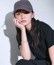 【大人カジュアル／リネン混】ベーシックキャップ