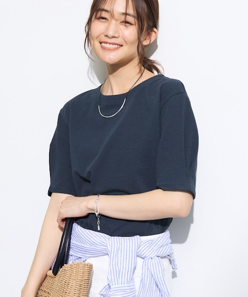 【洗える／凹凸素材】デザインTシャツ