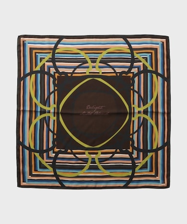 【70×70cm】ランダムストライプスカーフ