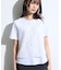 【洗える】レイヤード風レースコンビTシャツ