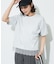 【汗ジミ防止／接触冷感】裾レースドルマンTシャツ