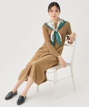 【一着でコーデ完成！】ニットコンビ 美スタイルワンピース