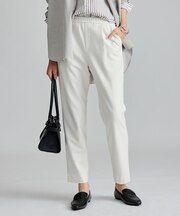 【洗える/裏起毛/あったかパンツ】ストレッチウォーム テーパードパンツ