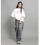 【130cmあり】ミニフリル付きボリューム袖Tシャツ