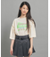 【130cmあり】ミニフリル付きボリューム袖Tシャツ
