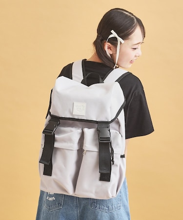 【本体容量約15L】ドリンクホルダー付きリュック