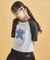 スプレー星ラグランTシャツ