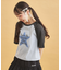 スプレー星ラグランTシャツ