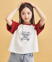 スプレー星ラグランTシャツ