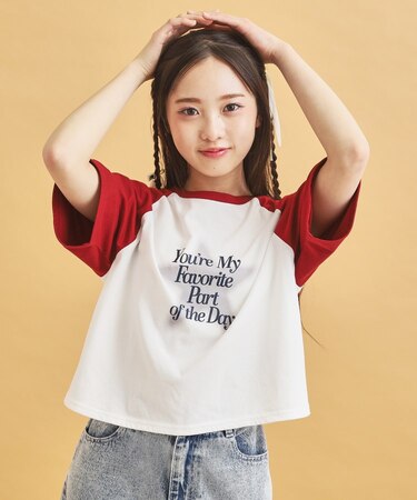 スプレー星ラグランTシャツ