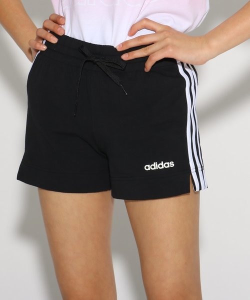 adidas/アディダス】 スリーストライプショートパンツ｜ピンクラテの
