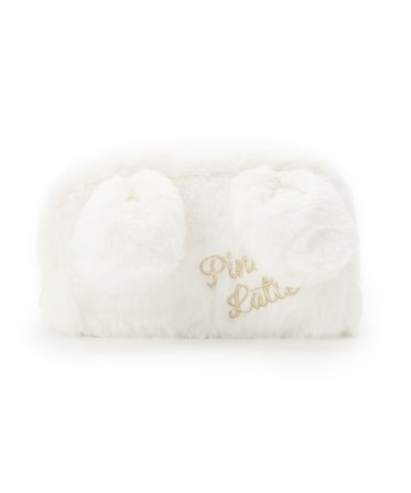 うさ耳しっぽエコファーポーチ