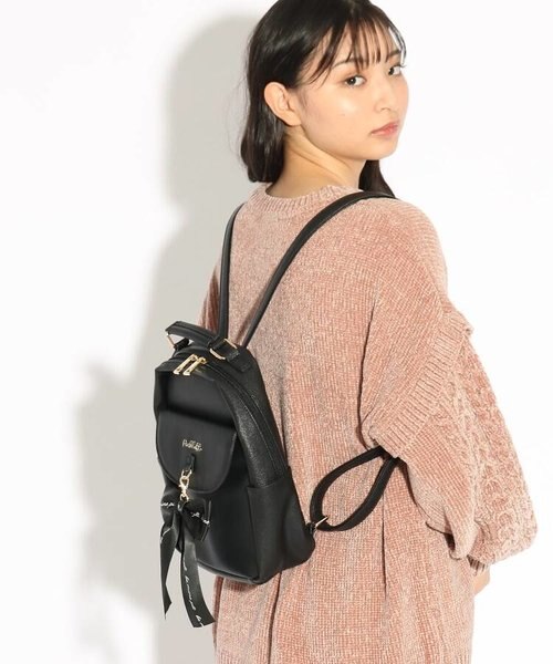 【極美品】ピンクビジューリボン付きスリングバックミュール セヴン トゥエルヴ サーティ SEVEN TWELVE THIRTY LovelyWalk