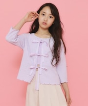 【ニコラ10月号掲載/セットアイテム／2WAY】リボンプルオーバー
