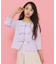 【ニコラ10月号掲載/セットアイテム／2WAY】リボンプルオーバー