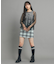 【130cmあり/インナー付き】チェックミニスカート