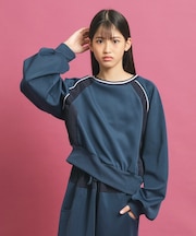 アニマルプリントスウェット
