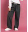 ウエストレイヤード風パンツ