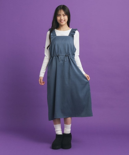 肩フリルジャンスカ