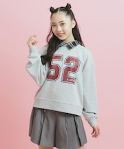 衿付きナンバリングスウェット