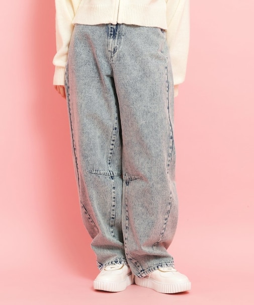 バレルレッグデニム