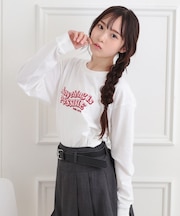 ロゴ発砲プリントロンT