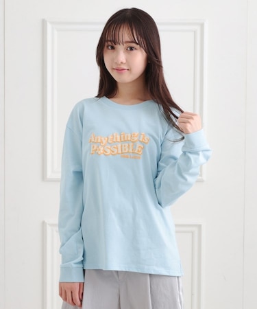 ロゴ発砲プリントロンT