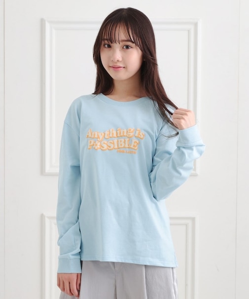 ロゴ発砲プリントロンT