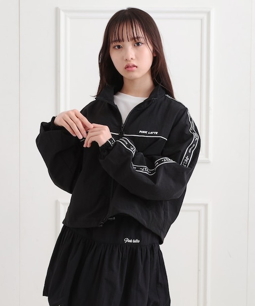 ロゴラインブルゾン