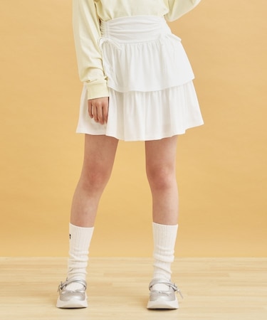 リボンティアードスカート