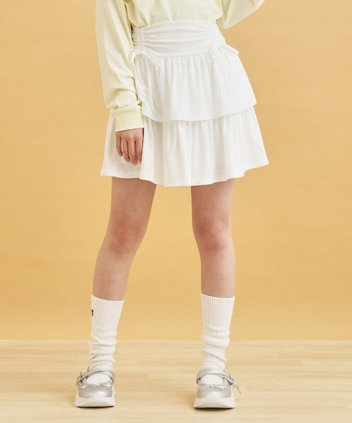 リボンティアードスカート