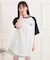 ワッペン風チュニックTシャツ