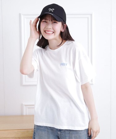 バックハートロゴTシャツ